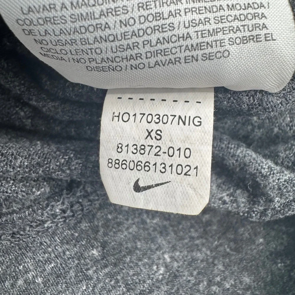 Nike Hoodie Full Zip‎ Gray XS Womens Jacket Lightweight Sportswear Activewear
